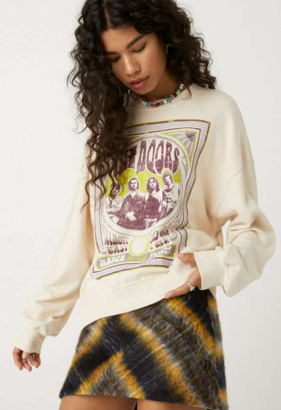 Graphic Tees * | Exceptional Daydreamer: The Doors Oversized Poster Crew