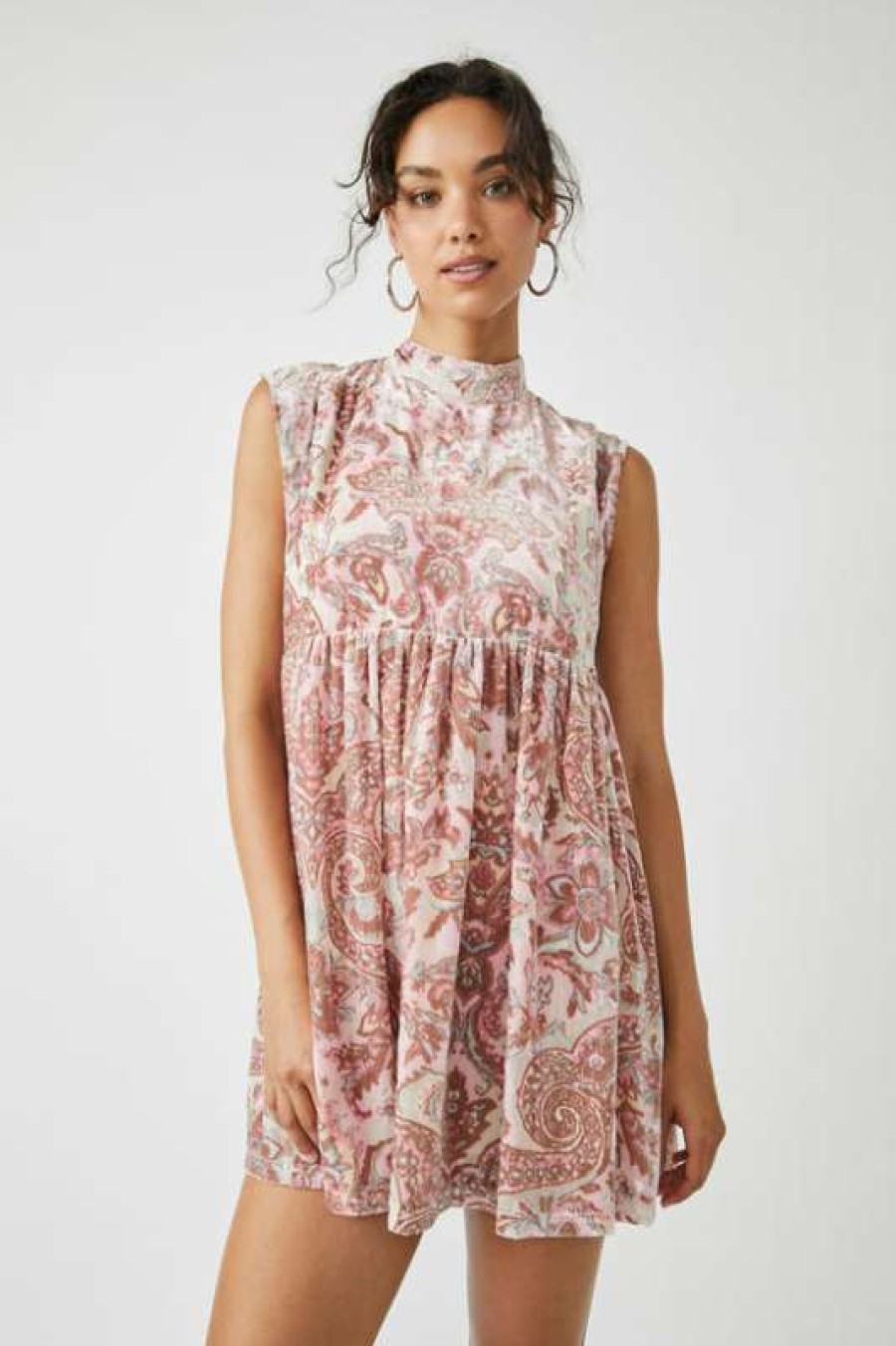 Dresses * | Exceptional Free People: All The Time Velvet Mini Petal Combo