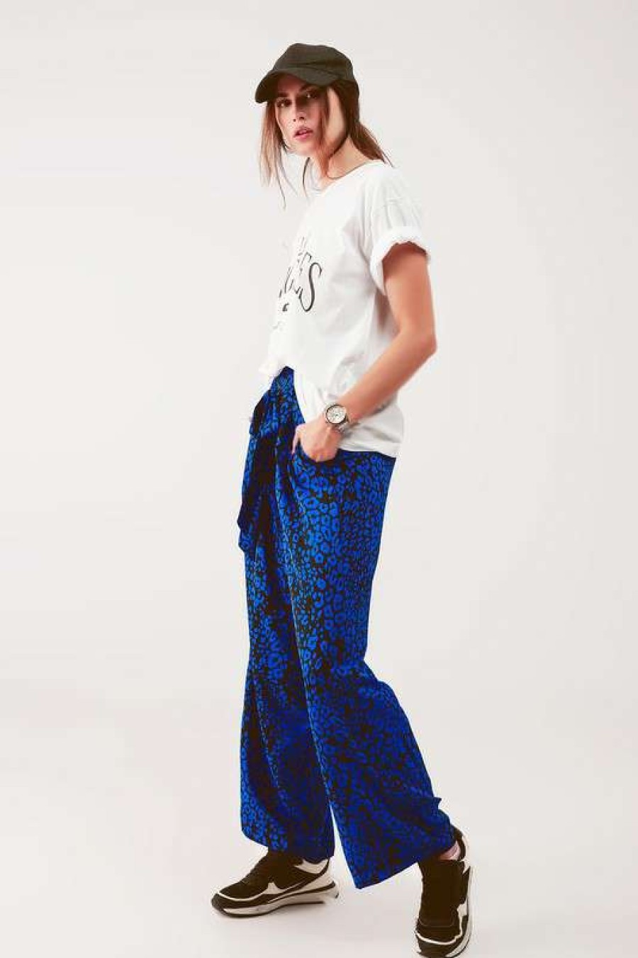 Pants * | Exceptional Jungle Fever Pants Blue