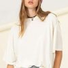 Blouses * | Fair Overpass Oversized Top Cream