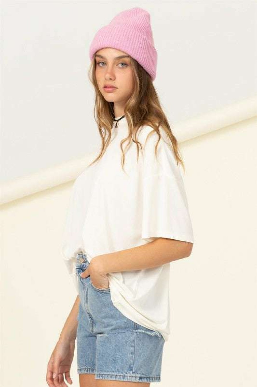 Blouses * | Fair Overpass Oversized Top Cream