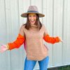 Sweaters * | Unordinary Palm Springs Colorblock Sweater