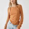 Basics * | Comely Free People: Lizzy Long Sleeve Golden Nugget