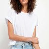 Basics * | Exceptional Free People: You Rock Tee Optic White