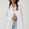 Blouses * | Particular Free People: Manchester Solid White