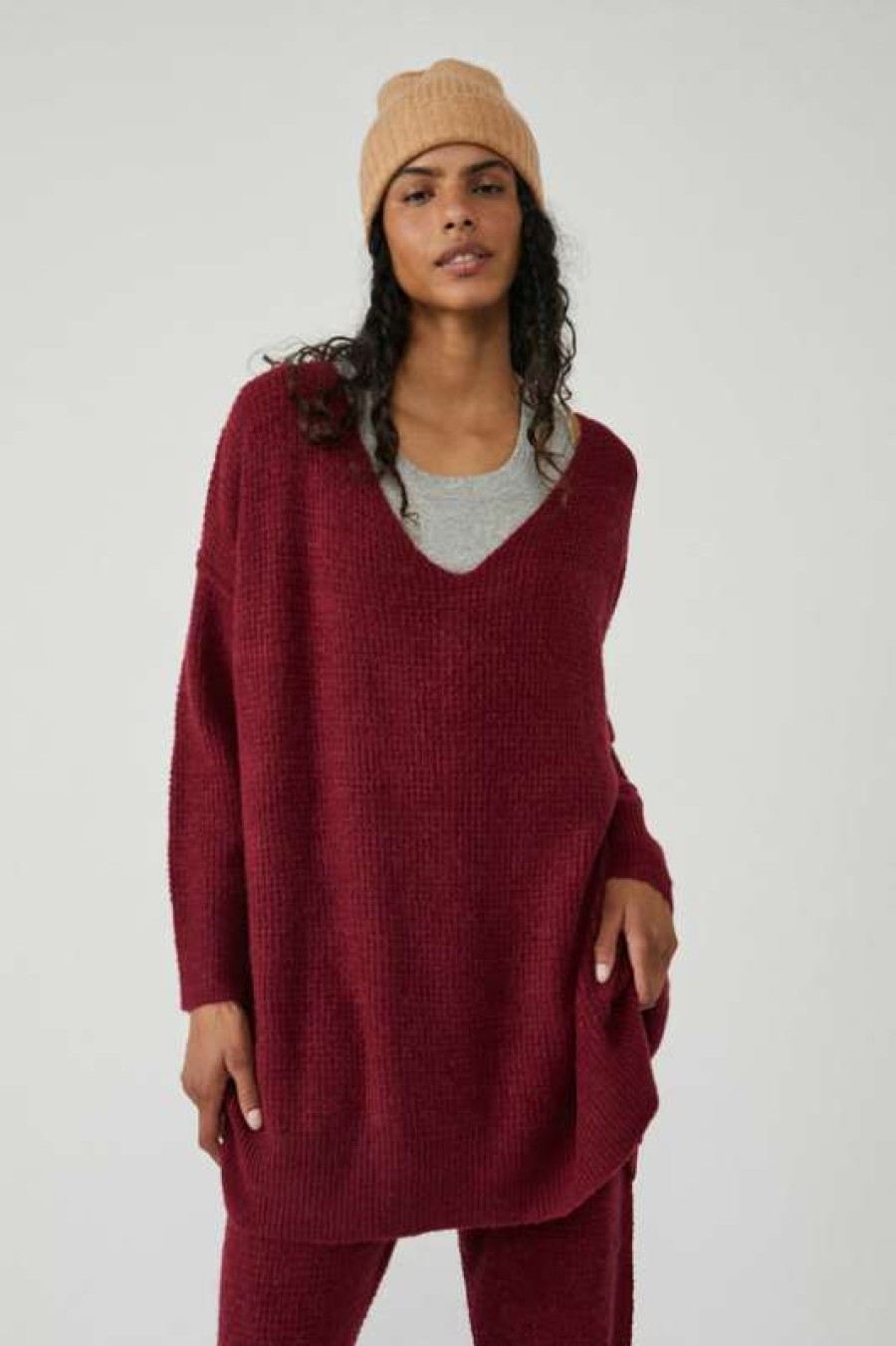 Tops * | Especial Free People: C.O.Z.Y. Pullover Off Beat