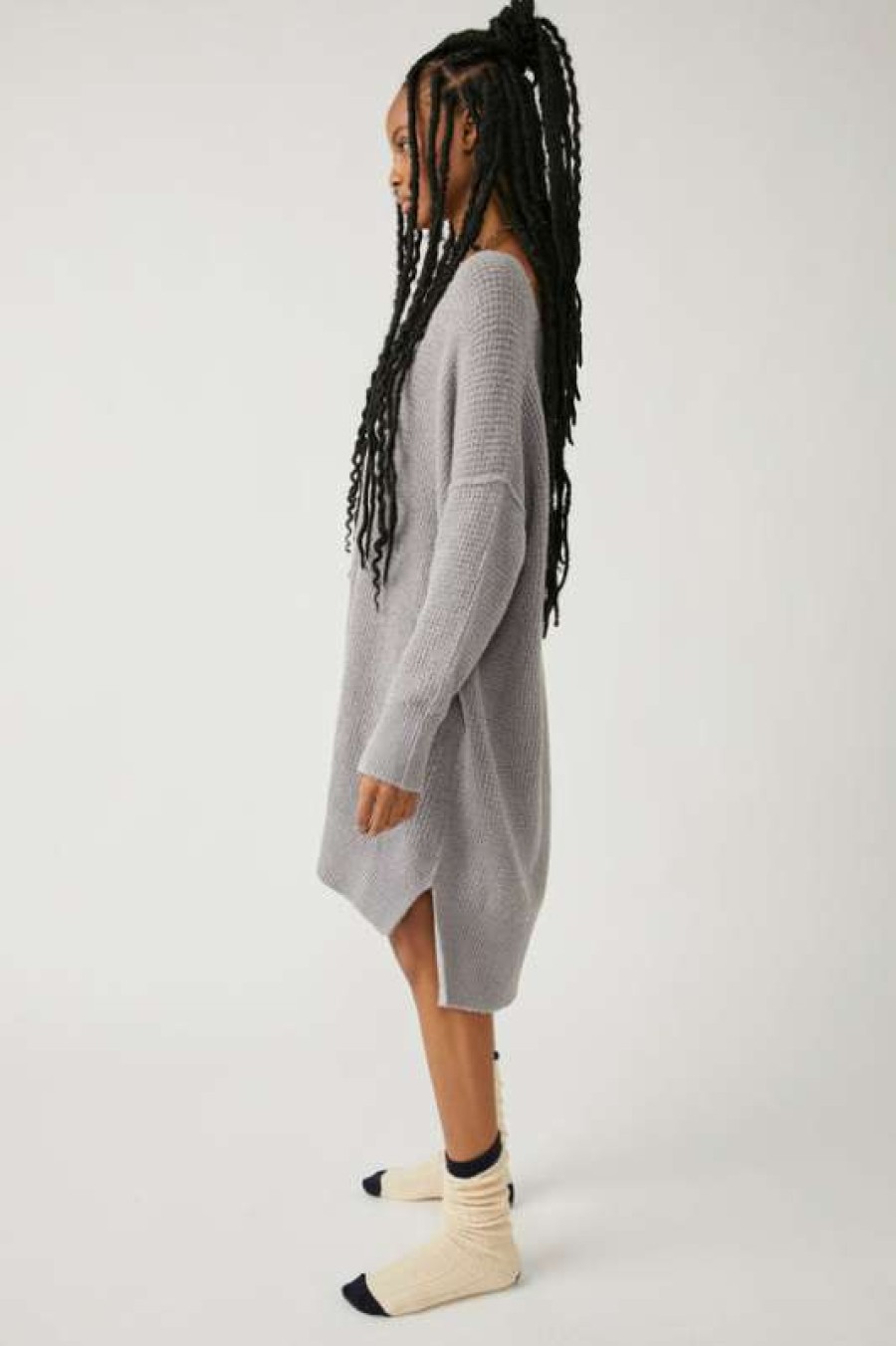 Tops * | Unordinary Free People: C.O.Z.Y. Pullover Frosted Earth