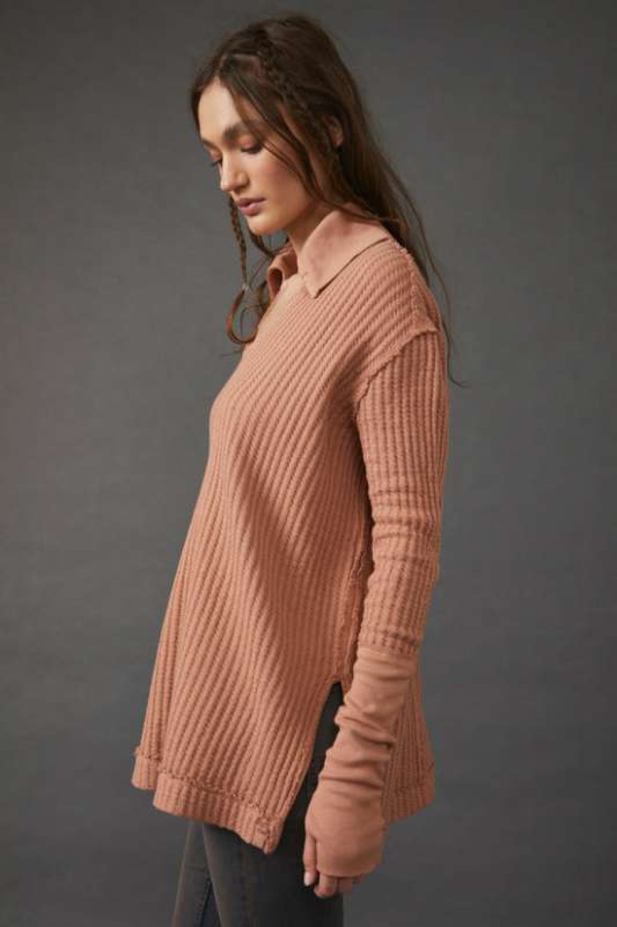 Basics * | Latest Free People: Raymond Thermal Terra