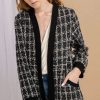 Cardigans * | Beautiful Classic Tweed Cardigan