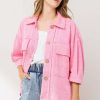 Jackets * | Fair Mommy Optimist Jacket Washed Pink