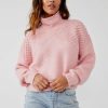 Sweaters * | Exquisite Free People: Bradley Pullover Bubblegum