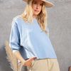 Sweaters * | Exceptional Fairytale Boxy Sweater Light Blue