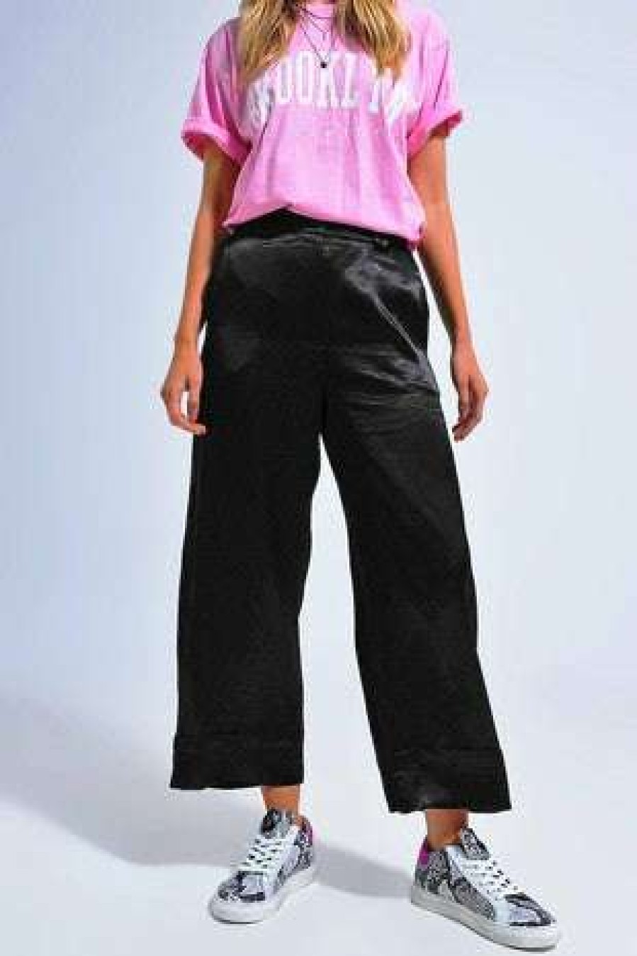 Pants * | Exquisite I Want Candy Trouser Black