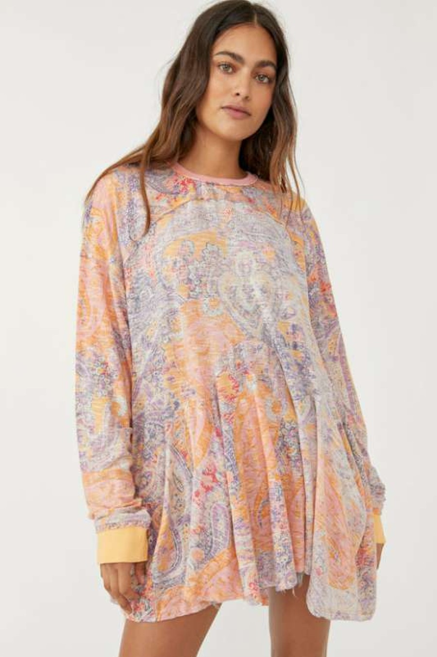 Tops * | Exceptional Free People: Making Circles Tee Multi Combo